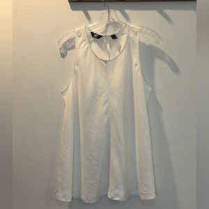 Lands end size L 14-16 100% linen tank